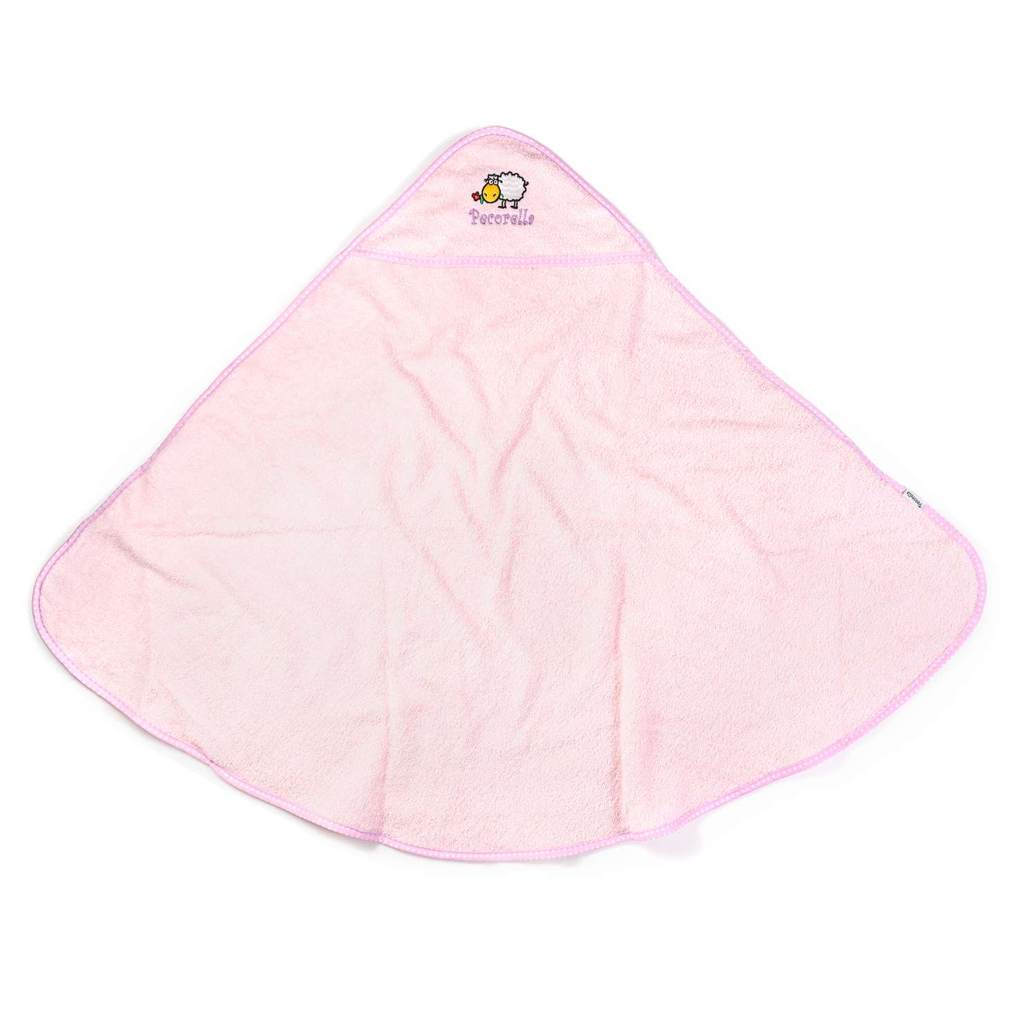 Полотенце с капюшоном Pecorella Розовое - фото 12