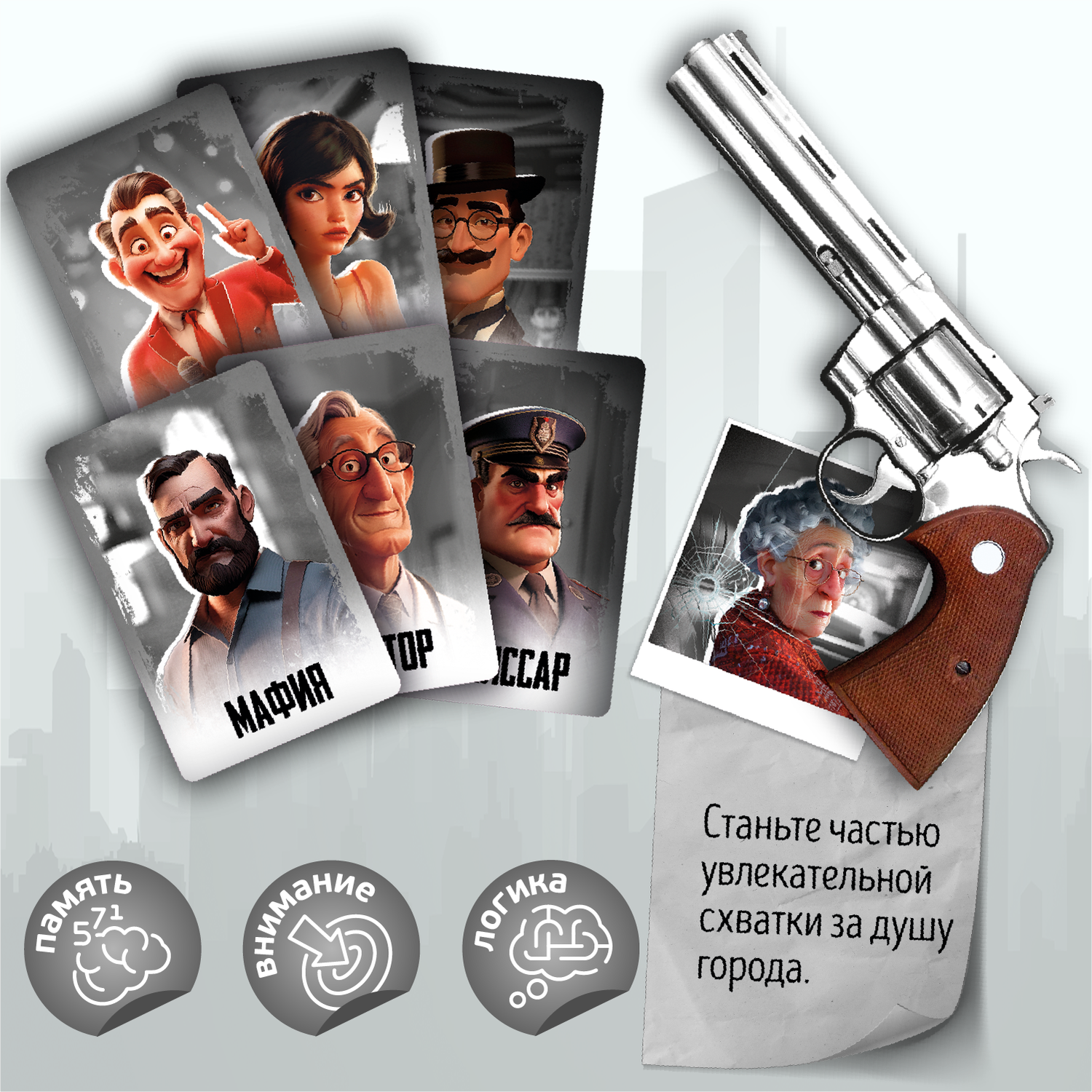 Игра Attivio Мафия 02462 - фото 6