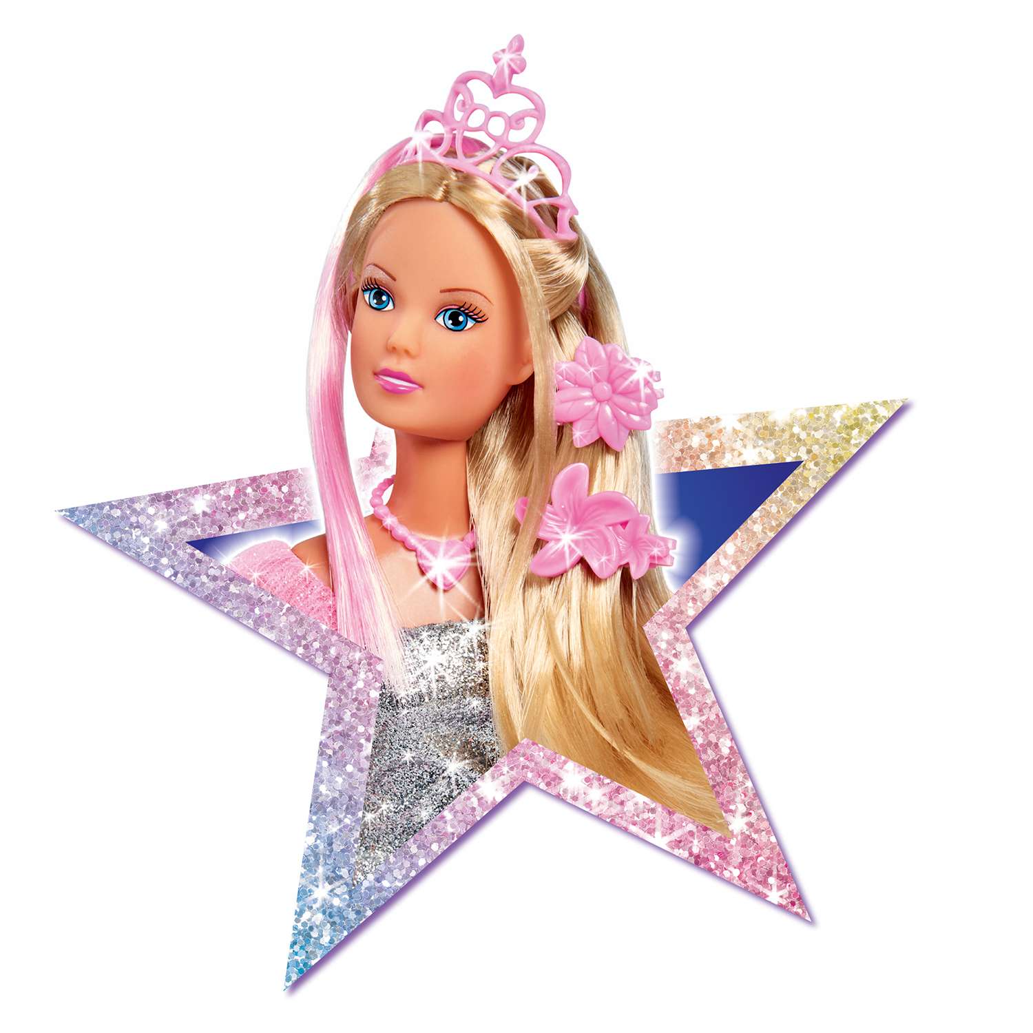 Кукла STEFFI в блестящем платье со звездочками и тиарой 5733317 5733317 - фото 3