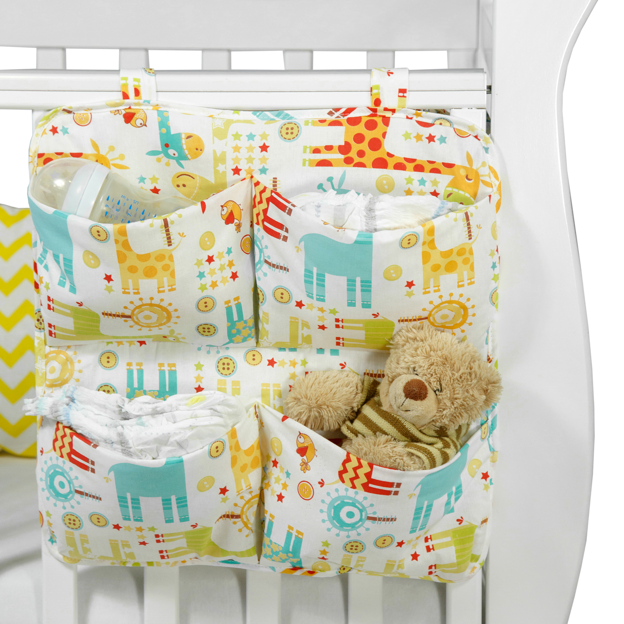 Органайзер на кроватку AmaroBaby Smart Holder Жирафики - фото 4