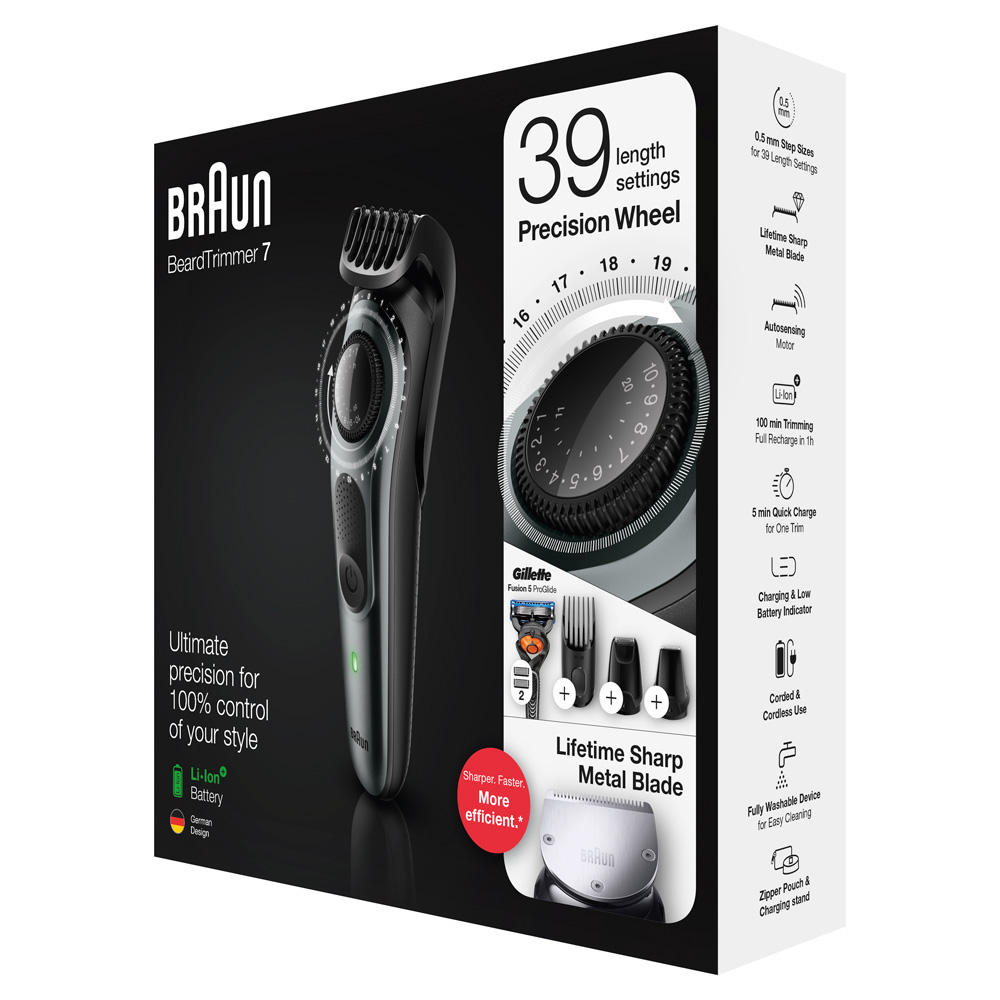 Триммер Braun для бороды BT7240 + Бритва Gillette - фото 5