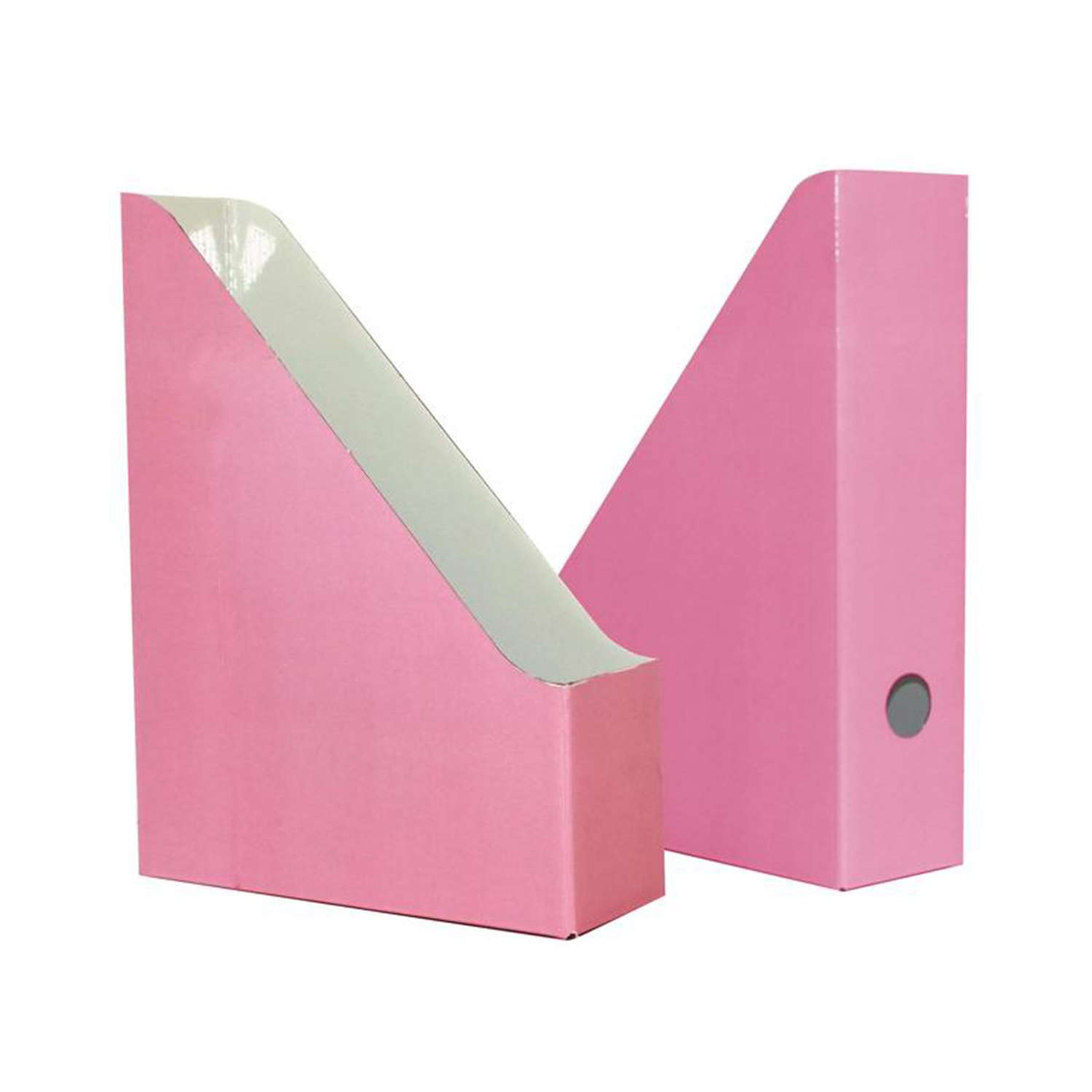 Лоток для бумаги Attache Вертикальный картонный розовый 2 шт - фото 2