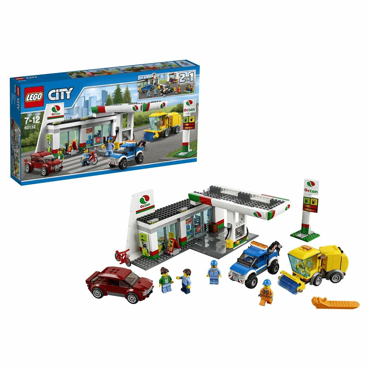 Конструктор LEGO City Town Станция технического обслуживания (60132) купить  по цене 5499 ₽ в интернет-магазине Детский мир