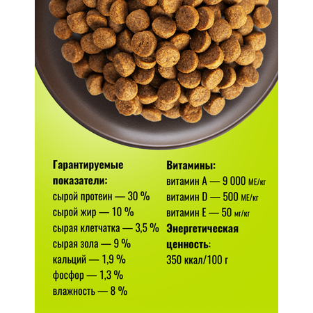 Корм сухой полнорационный EDOGS для собак с говядиной, 15кг