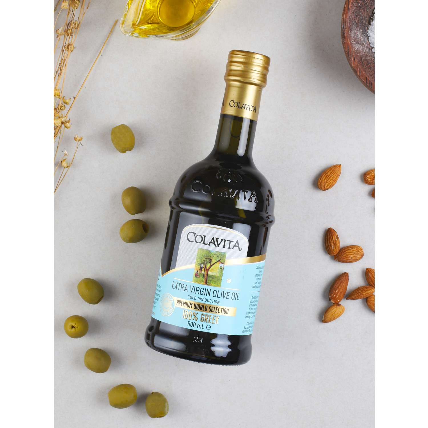 Масло оливковое Colavita нерафинированное Colavita E.V. 100% Greek 500 мл - фото 2