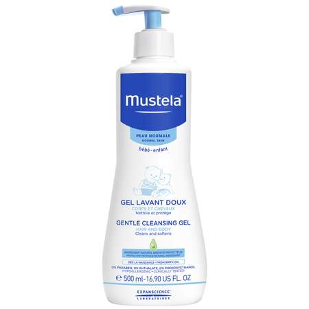 Гель для купания Mustela Bebe мягкий 500мл