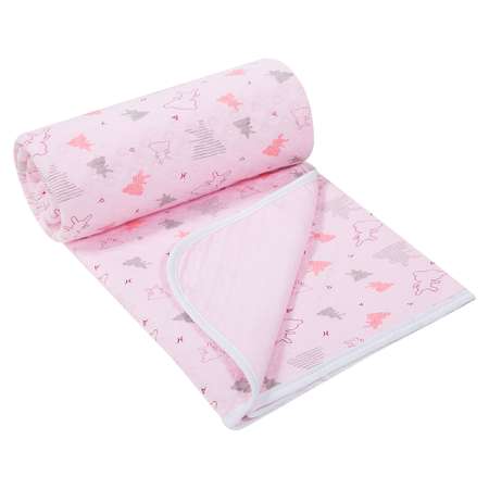 Одеяло-покрывало АртДизайн Мишки-малышки розовый