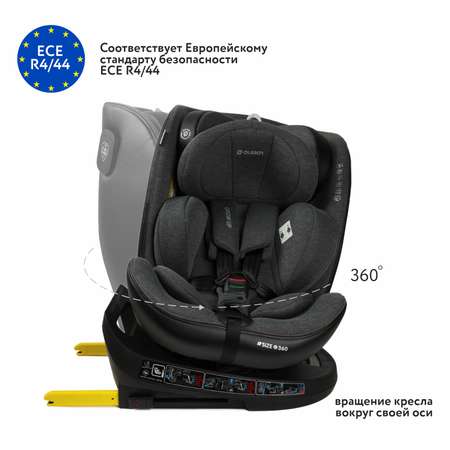 Автокресло Olsson Grow Up Grey Isofix 0+/1/2/3 (0-36 кг)