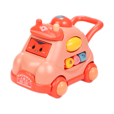 Игрушка развивающая MyMoon машинка со светом и музыкой розовая