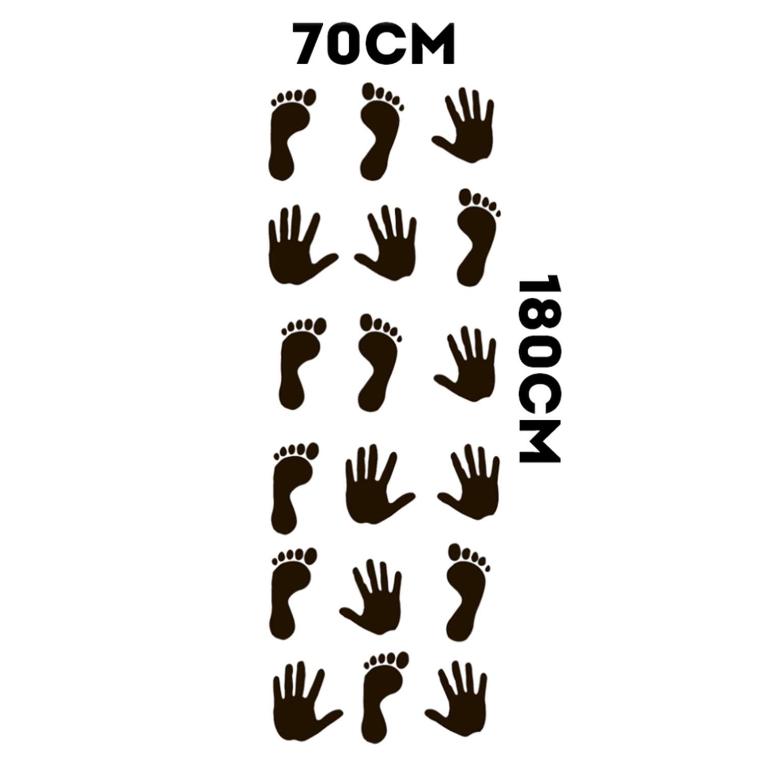 Наклейка интерьерная Woozzee Детская игра для семьи руки ноги - фото 2