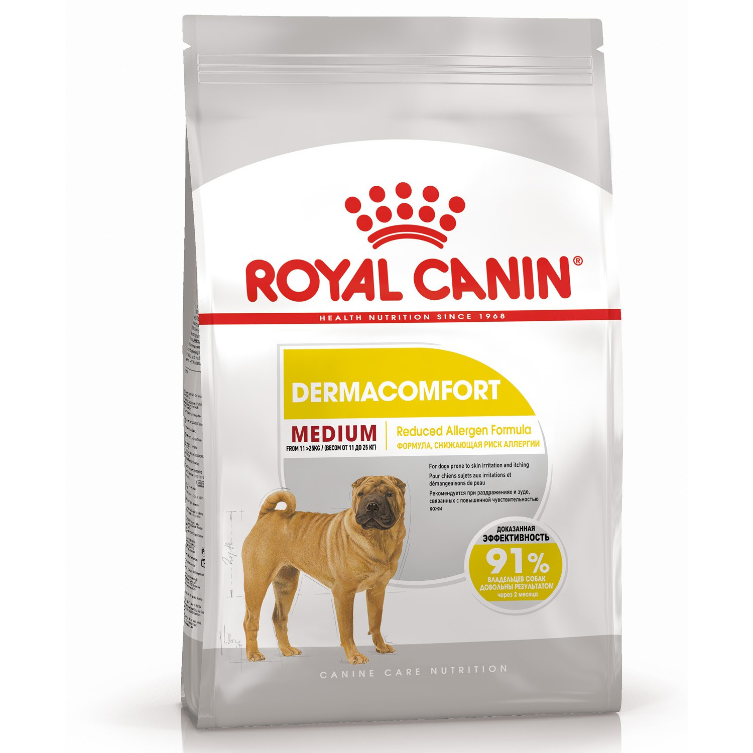 Сухой корм для собак ROYAL CANIN Dermacomfort 3 кг (лечебный) - фото 1