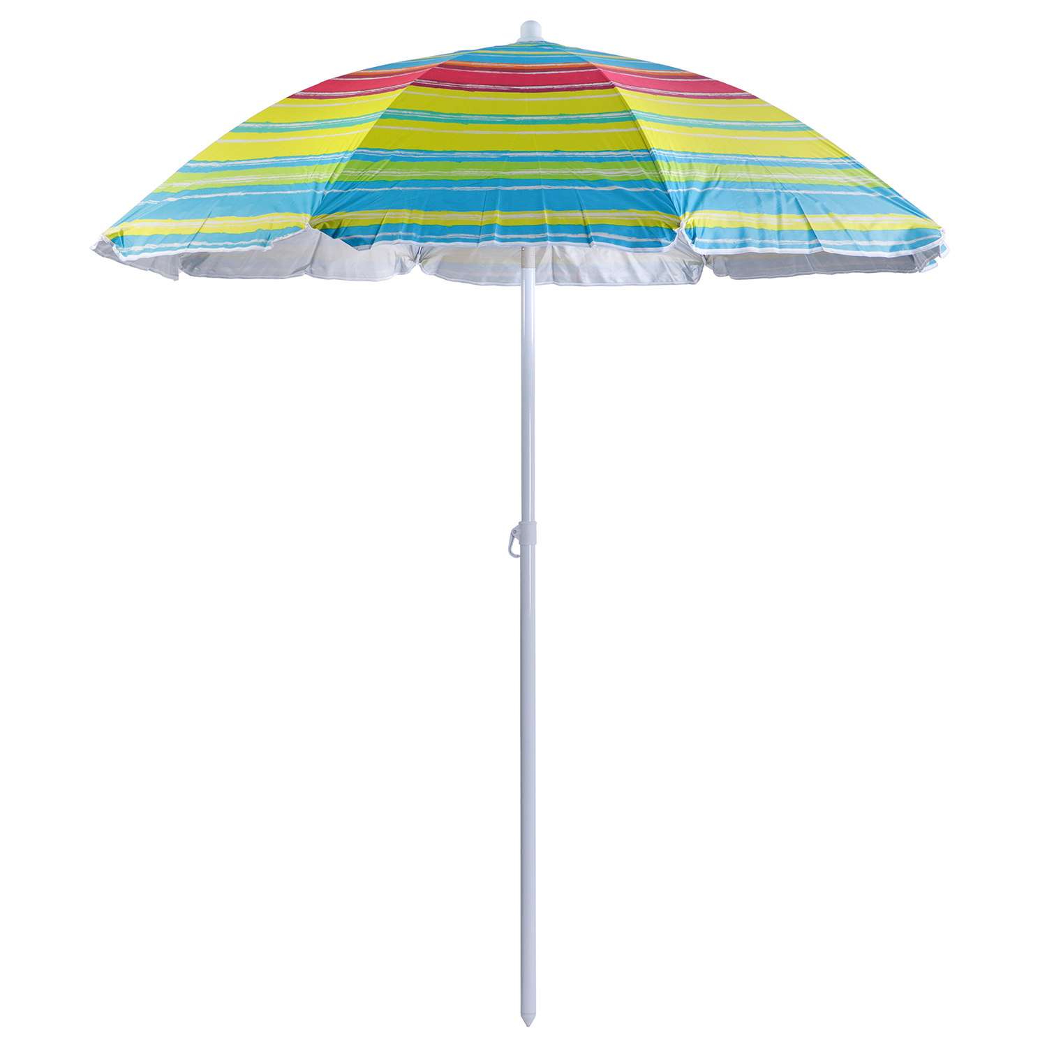Зонт BABY STYLE 200/8К/желтый/салатовый/голубой/принт/полоса - фото 1