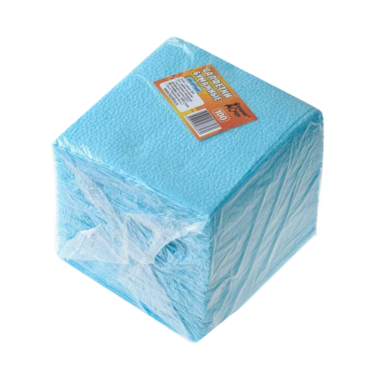 Салфетки бумажные Домашний сундук Арт.100 Голубые ДС-13 - фото 1