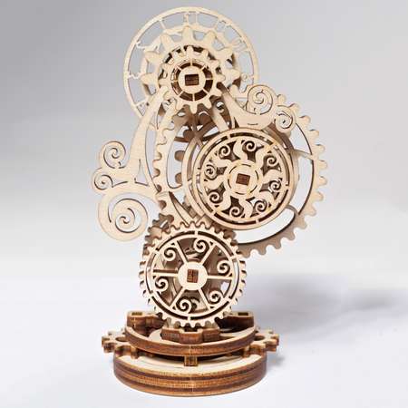 Сборная деревянная модель UGEARS Стимпанк-часики 3D-пазл механический конструктор