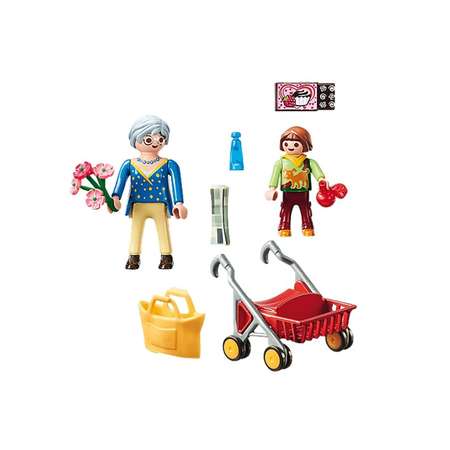 Игровой набор Playmobil Бабушка с ребенком