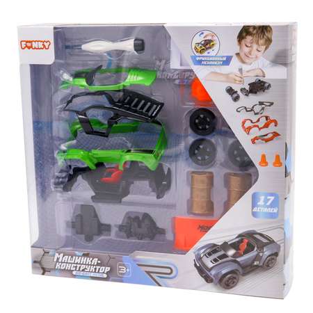 Набор игровой Funky Toys с металлической машинкой DIY и аксессуарами YS0281482