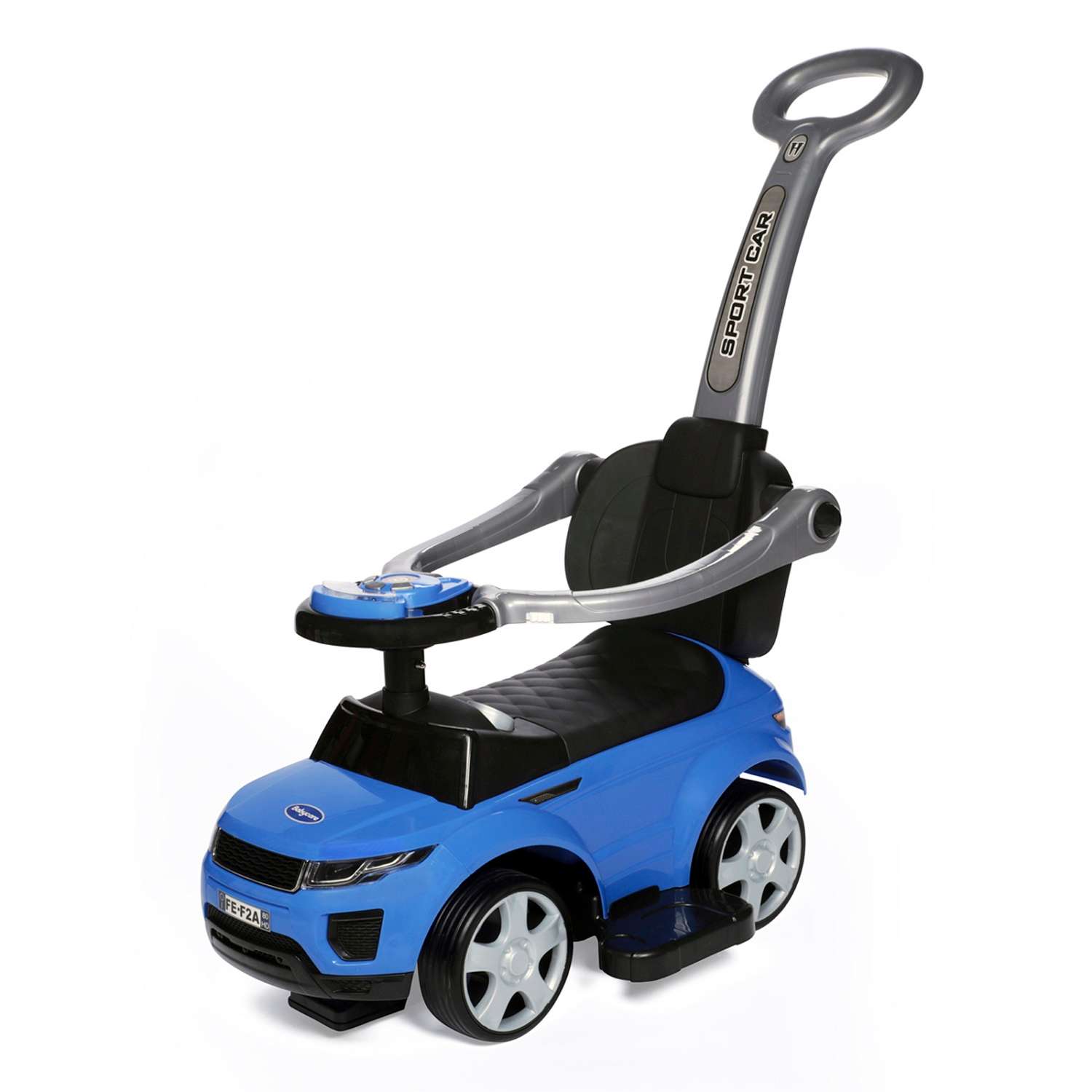 Каталка  BabyCare  Sport car синий - фото 1
