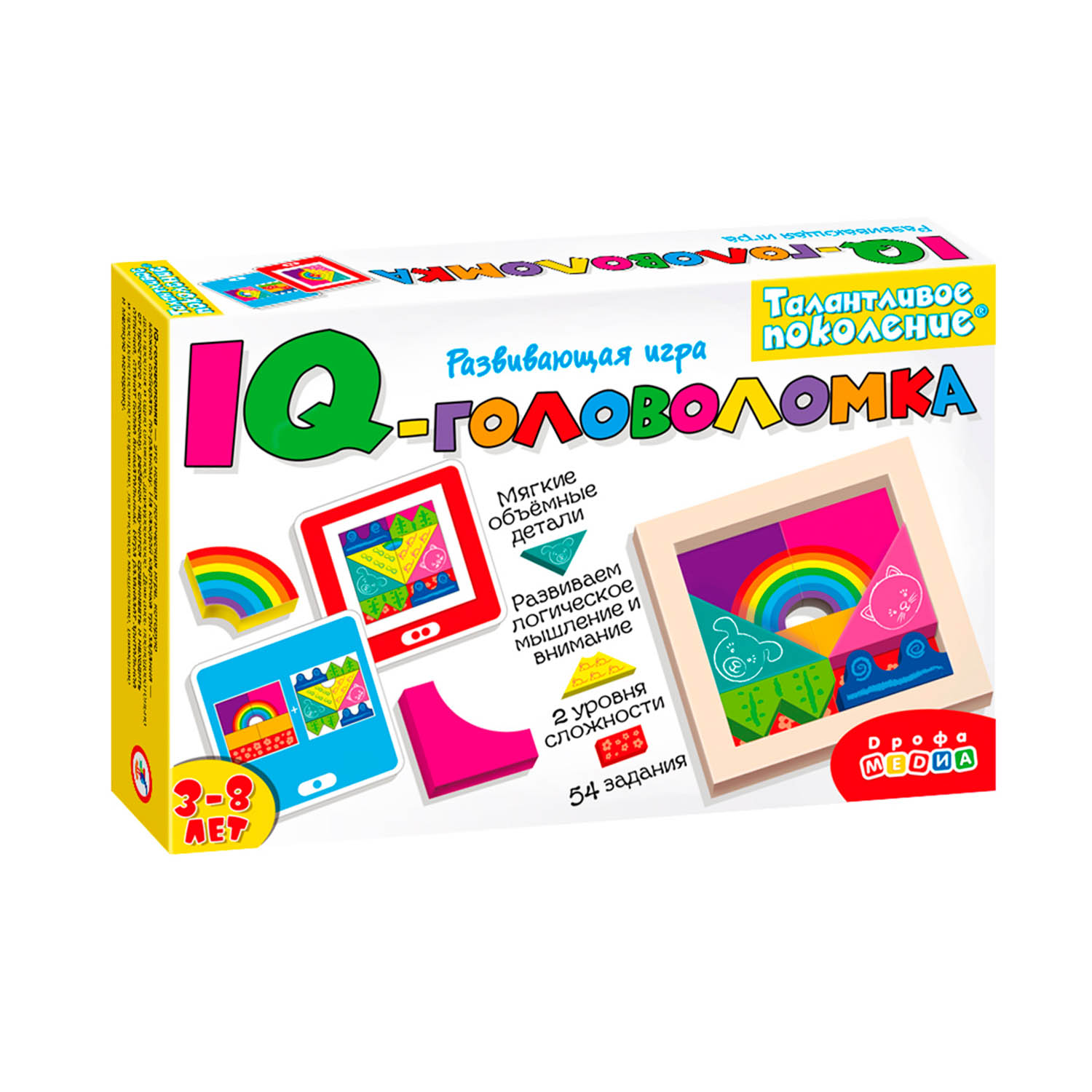 Игра развивающая Дрофа-Медиа IQ-головоломка 3826 купить по цене 284 ₽ в  интернет-магазине Детский мир