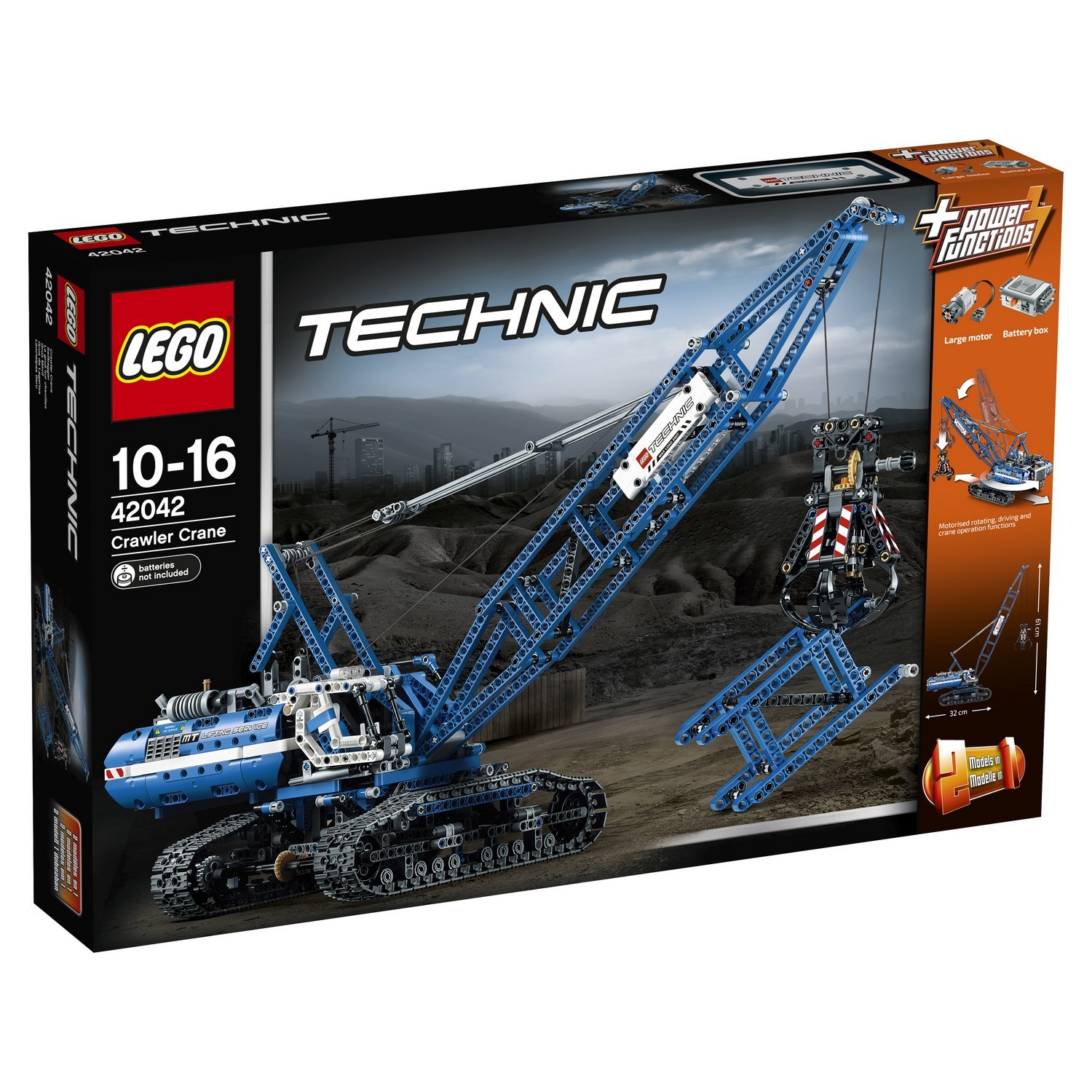 Конструктор LEGO Technic Гусеничный кран (42042) купить по цене 9999 ₽ в  интернет-магазине Детский мир