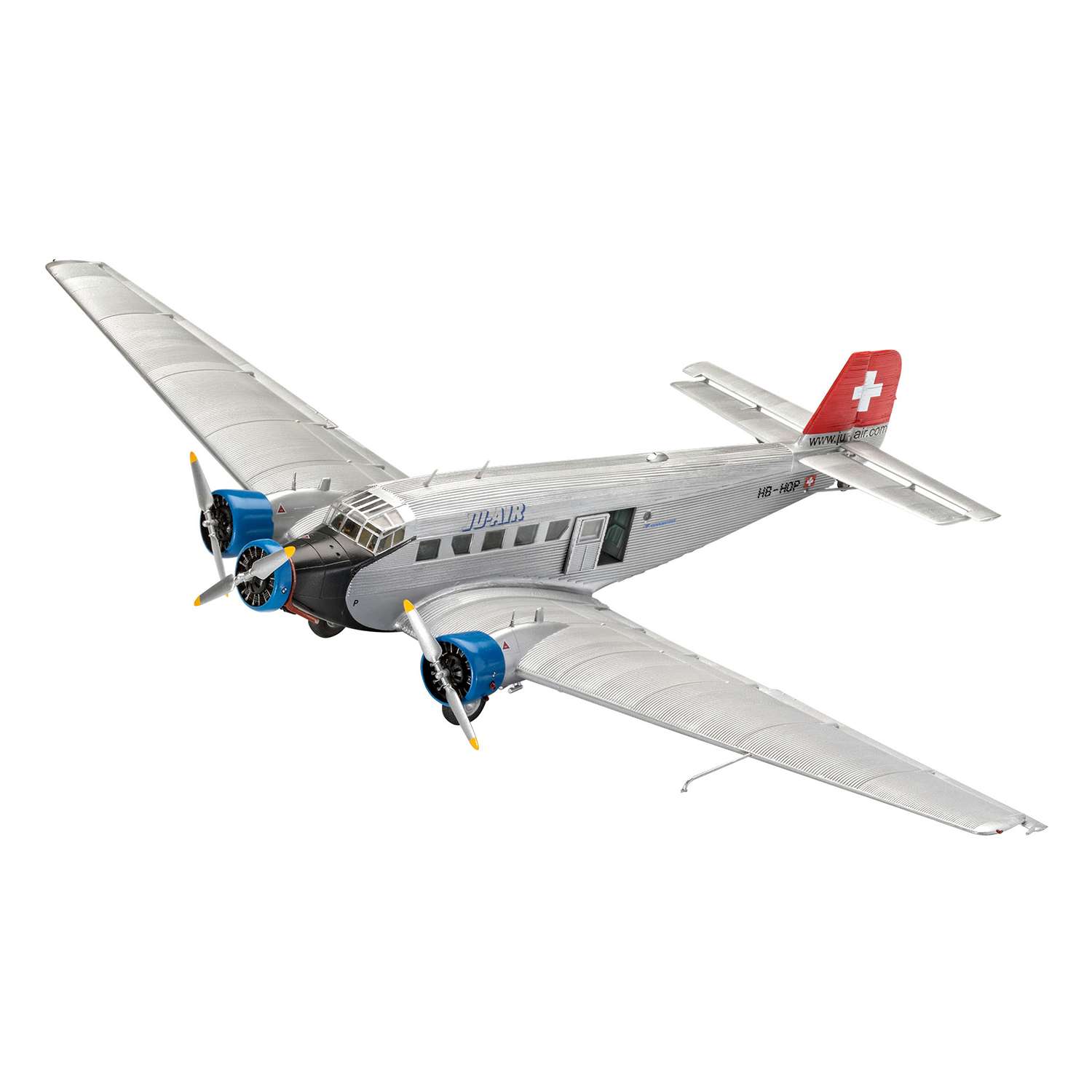 Сборная модель Revell Немецкий пассажирский и военно-транспортный самолёт Юнкерс Ю 52/3м 04975 - фото 1