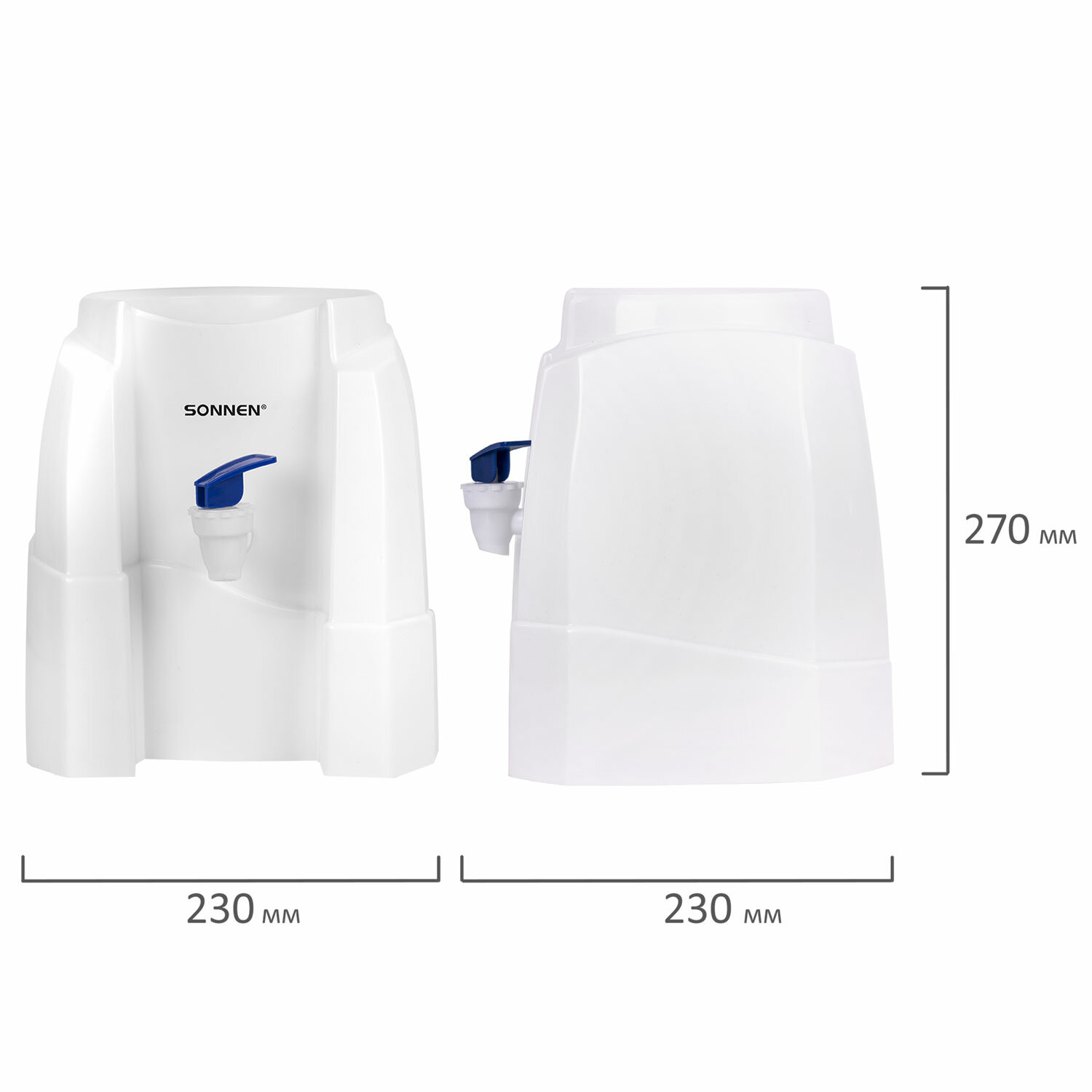 Кулер-водораздатчик Sonnen настольный диспенсер для воды без нагрева и охлаждения - фото 13