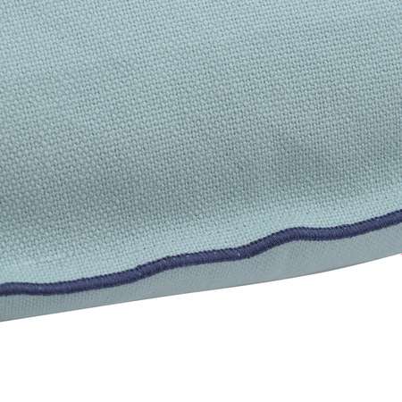 Чехол на подушку Tkano из фактурного хлопка голубого цвета 50х30