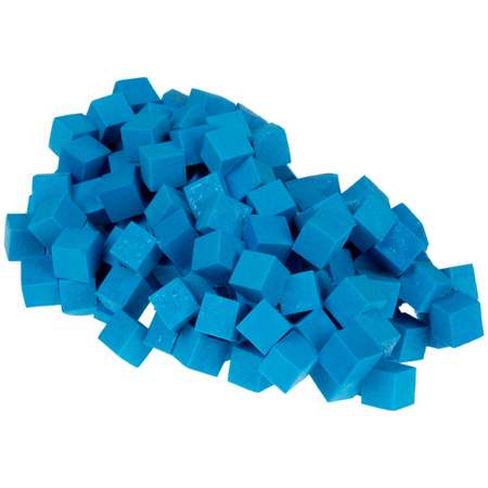 Конструктор пластилин 1TOY Gummy blocks антистресс синий