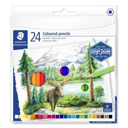 Карандаши цветные STAEDTLER Design Journey 24 цвета