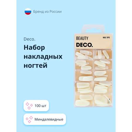 Накладные ногти DECO. миндалевидные 100 шт