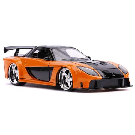 Машина Jada Fast and Furious 1:24 Mazda RX-7 Hans Оранжевая 30732