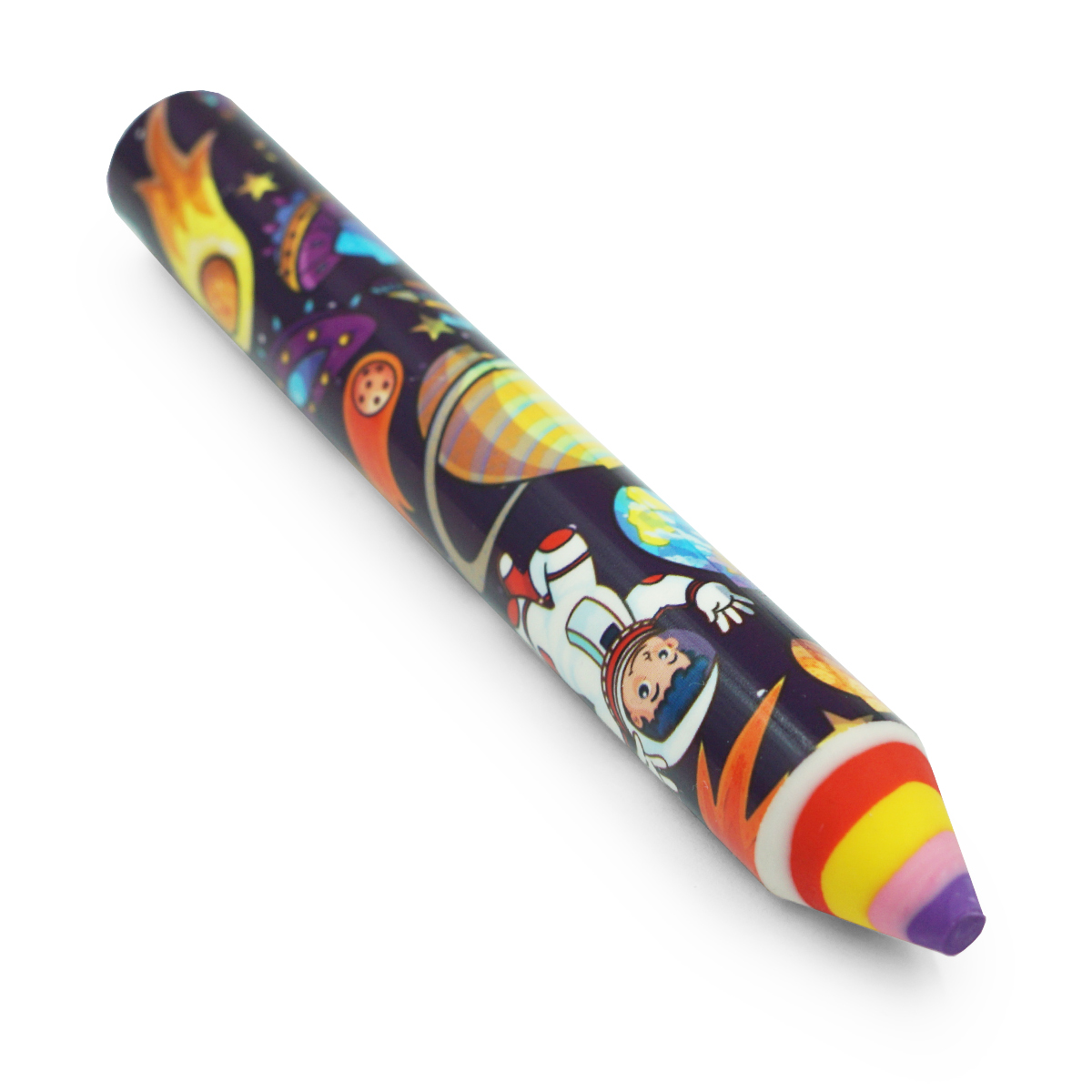 Ластик - карандаш Darvish стирательная резинка школьная для рисования и письма Космос - фото 2