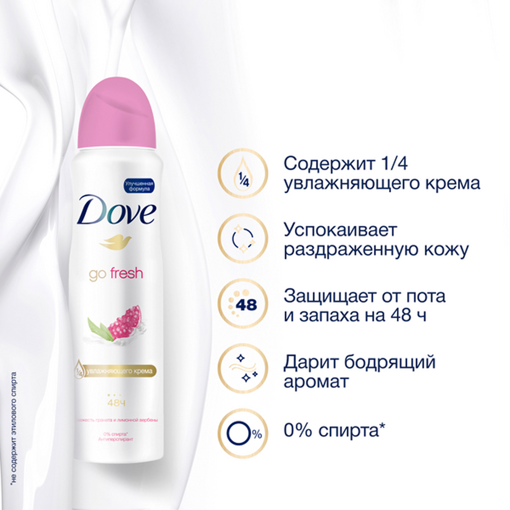 Дезодорант-спрей DOVE Пробуждение чувств - фото 3