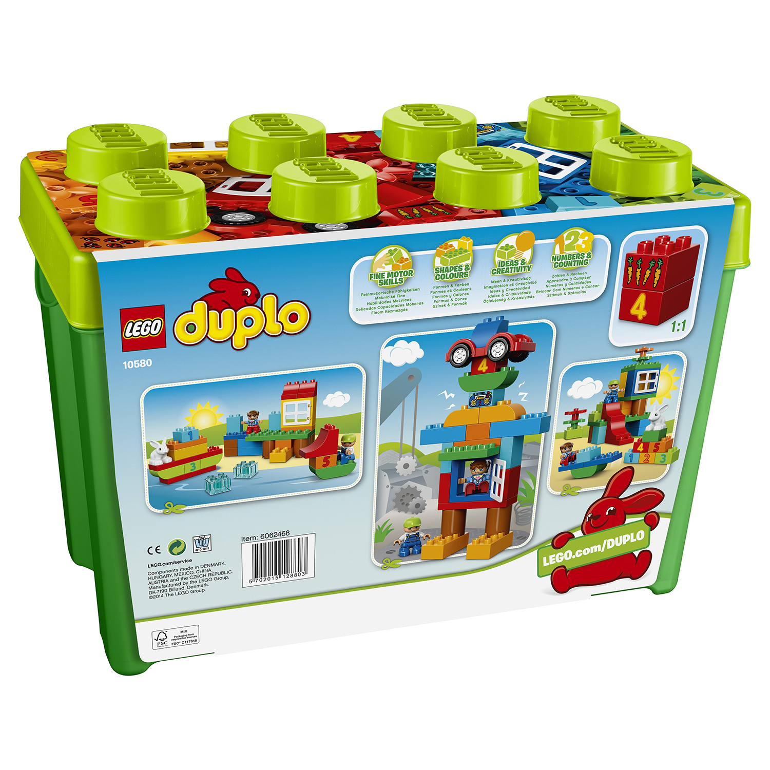 Конструктор LEGO DUPLO My First Набор LEGO® DUPLO® для весёлой игры (10580)  купить по цене 2999 ₽ в интернет-магазине Детский мир