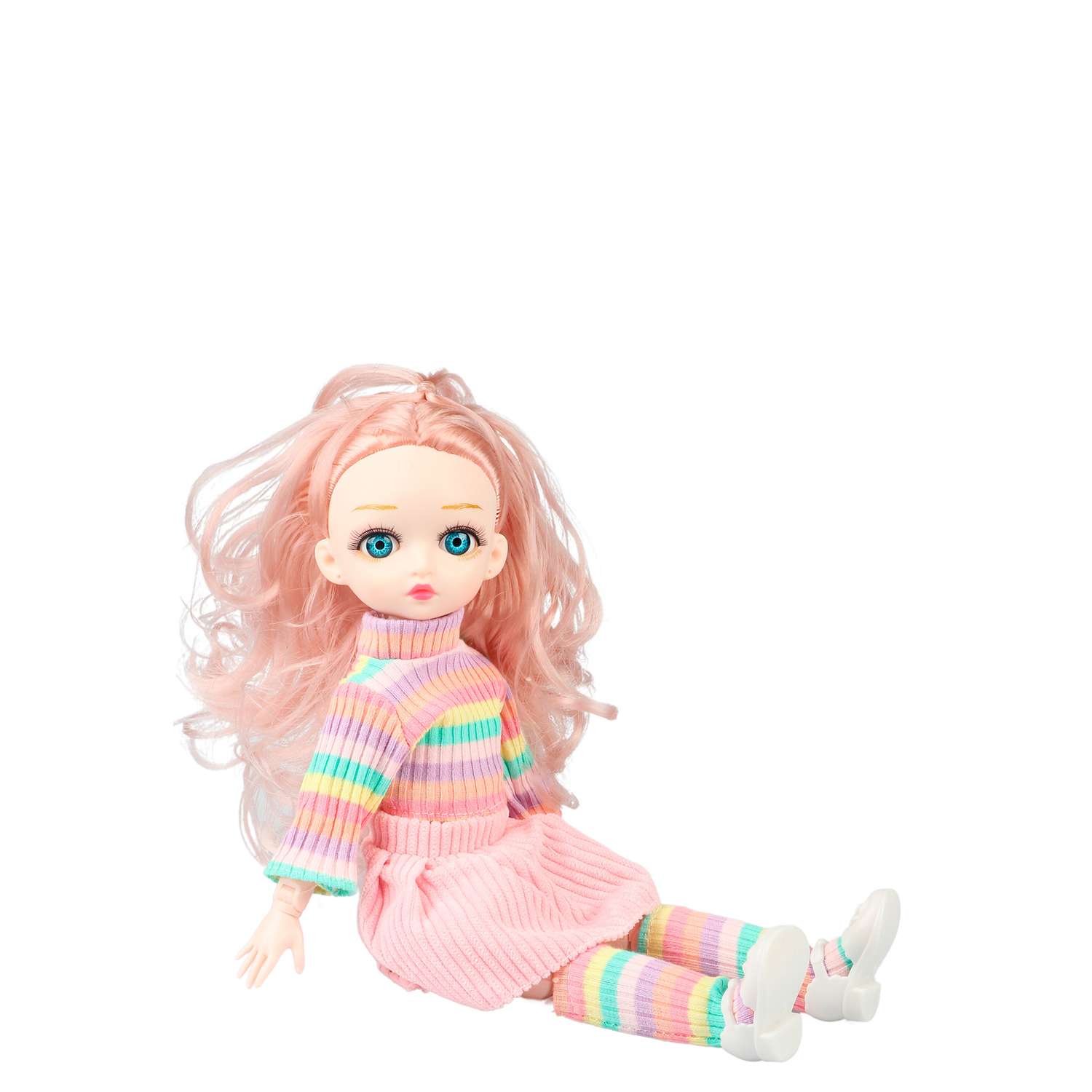 Комплект одежды для куклы Little Mania розовый CDLM001-PI - фото 5