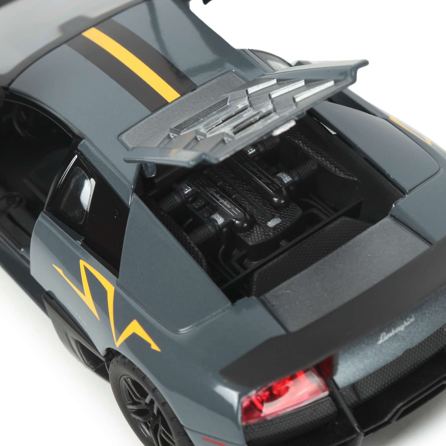 Автомобиль Rastar Lamborghini 1:24 серый 39301 - фото 7