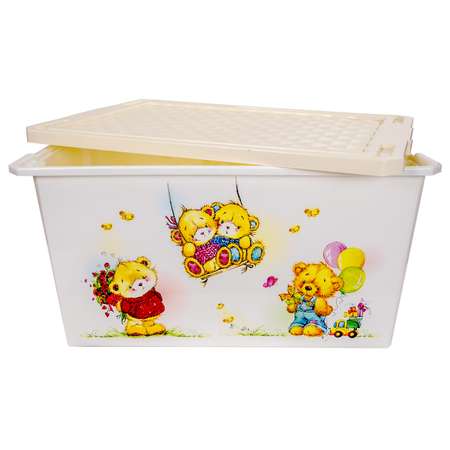 Детский ящик Little Angel для хранения игрушек X-BOX Bears 12л