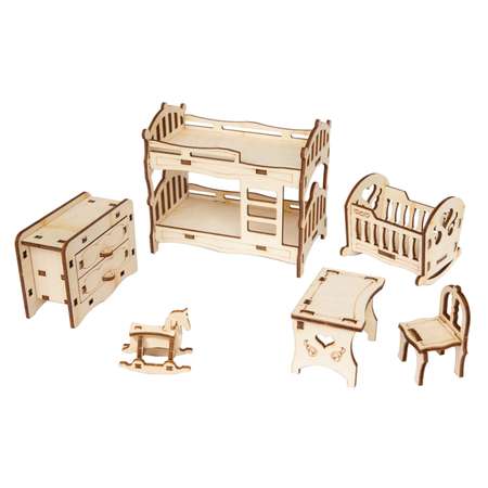 Мебель для кукол ПАПАСДЕЛАЛ «Детская»