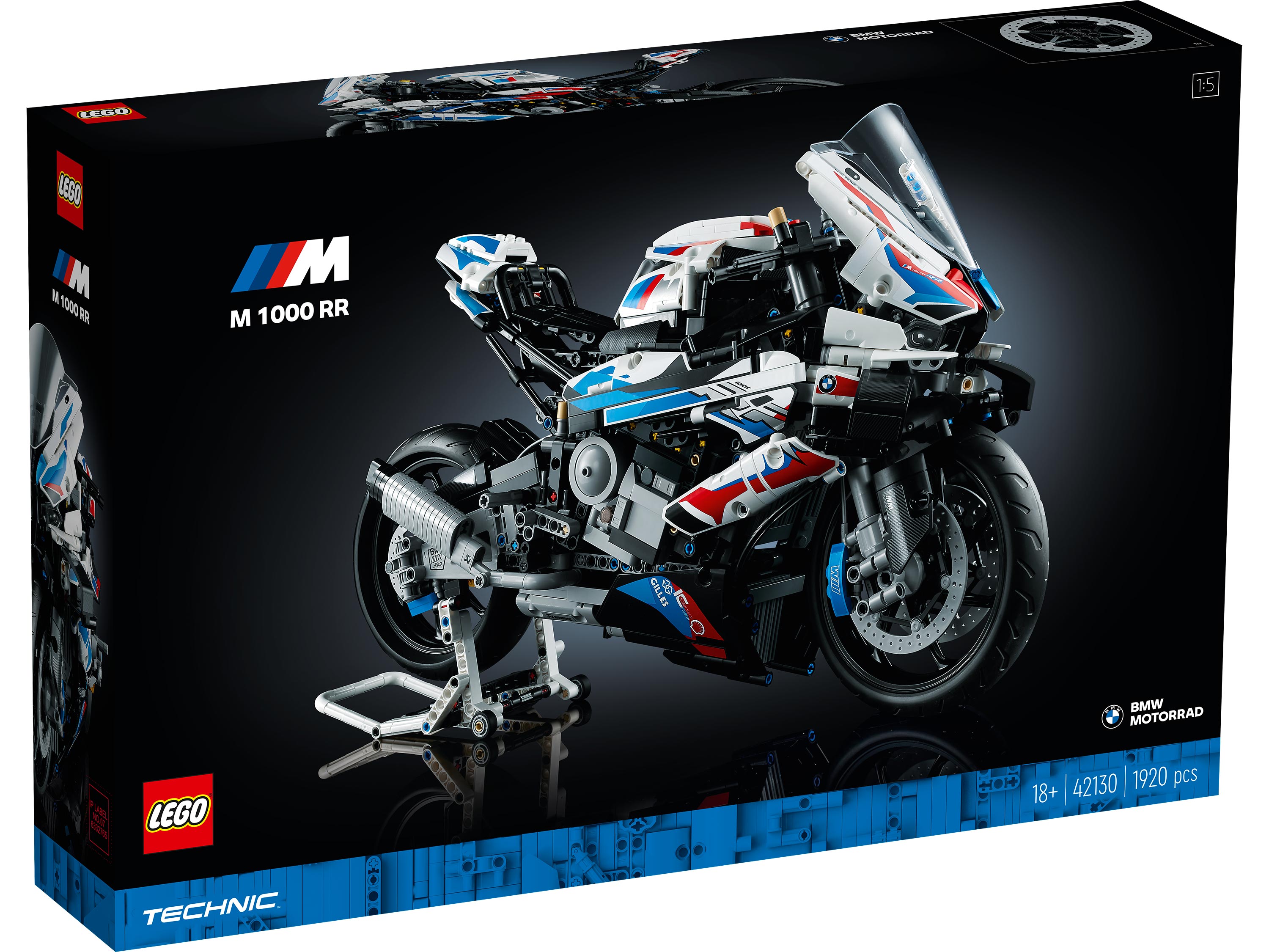 Конструктор LEGO Technic Мотоцикл BMW M 1000 RR - фото 19