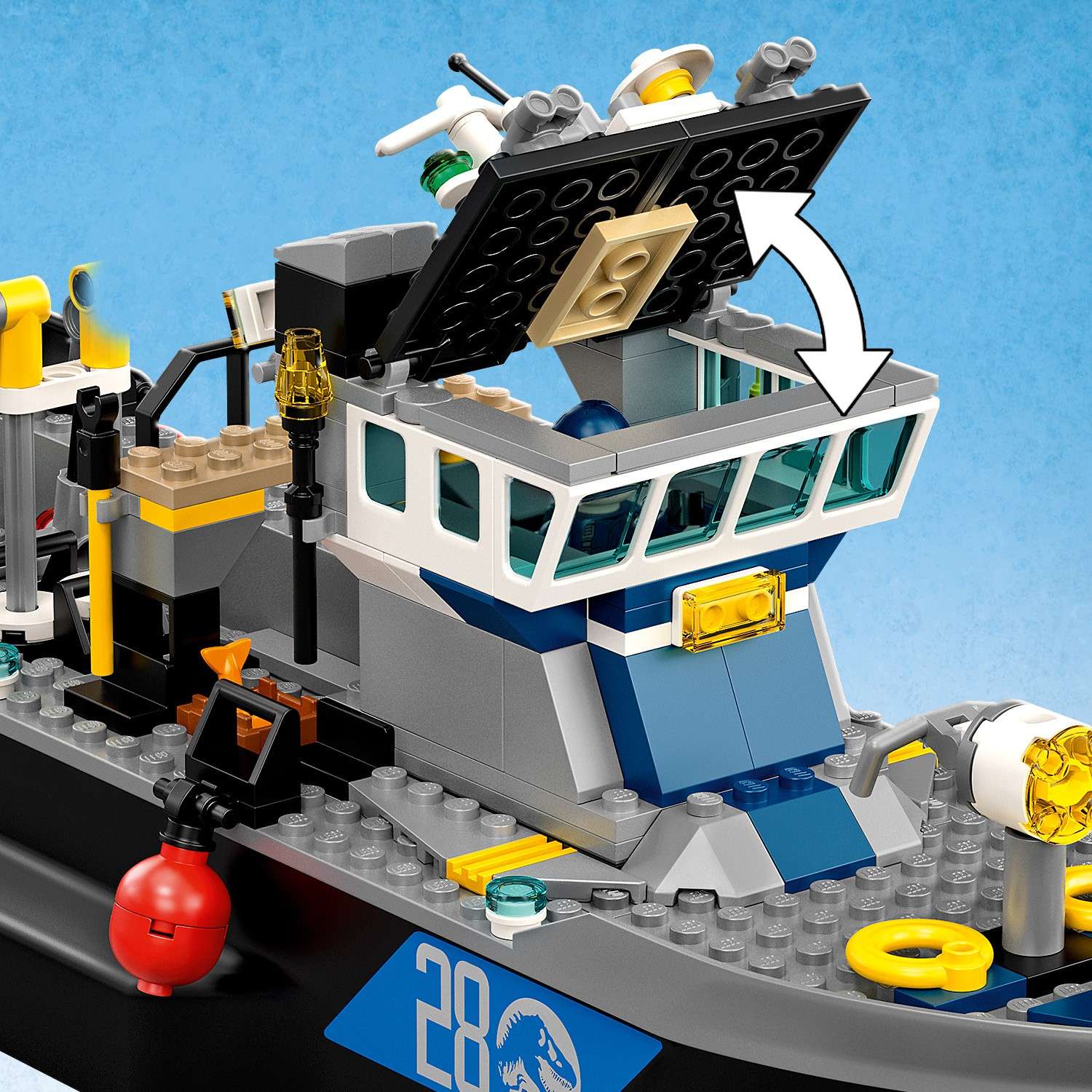 Конструктор LEGO Jurassic World Побег барионикса на катере 76942 - фото 9