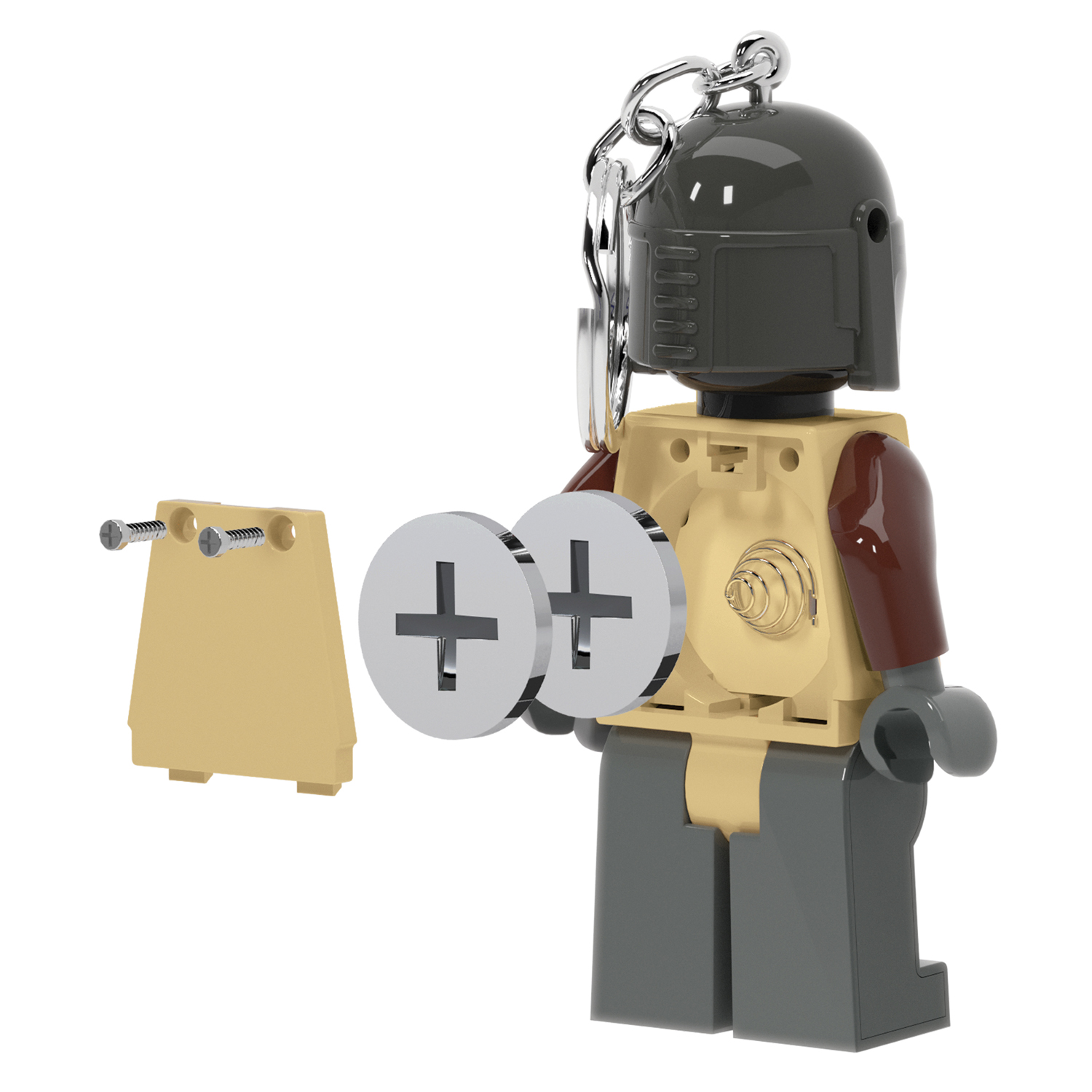 Брелок-фонарик LEGO Mandalorian - фото 4