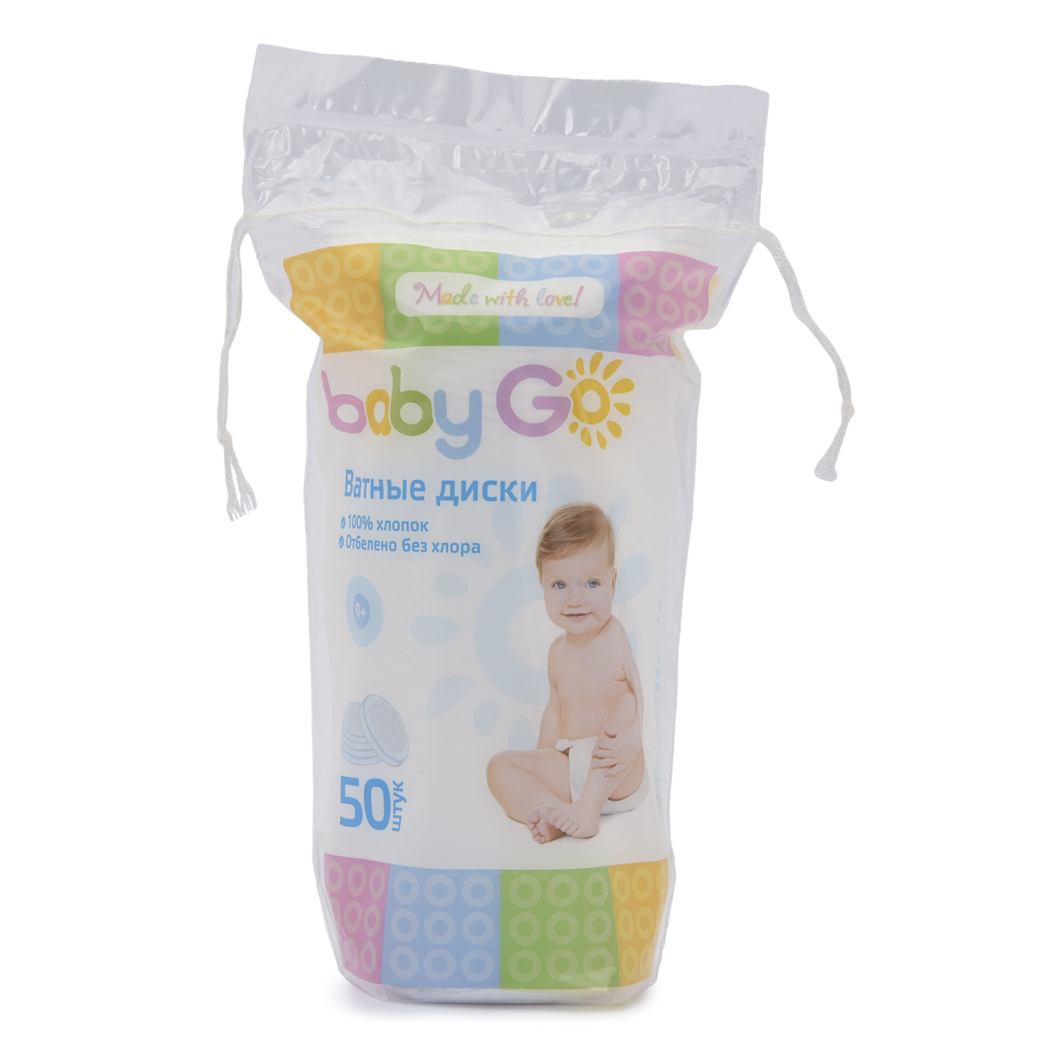 Диски ватные BabyGo 50шт 7884 - фото 1