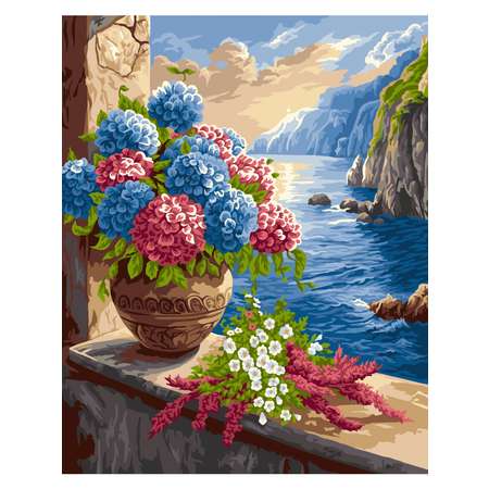 Картина по номерам Hobby Paint холст на деревянном подрамнике 40х50 см Цветочное утро