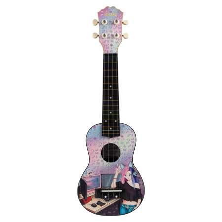 Гитара гавайская Terris укулеле сопрано PLUS-70 GAMER GIRL