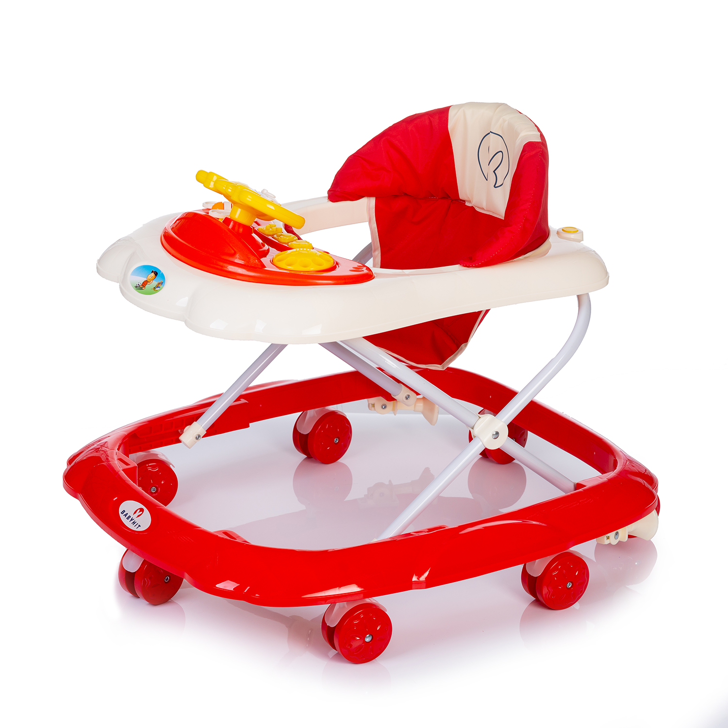 Ходунки детские Babyhit Funny Ride Red - фото 1