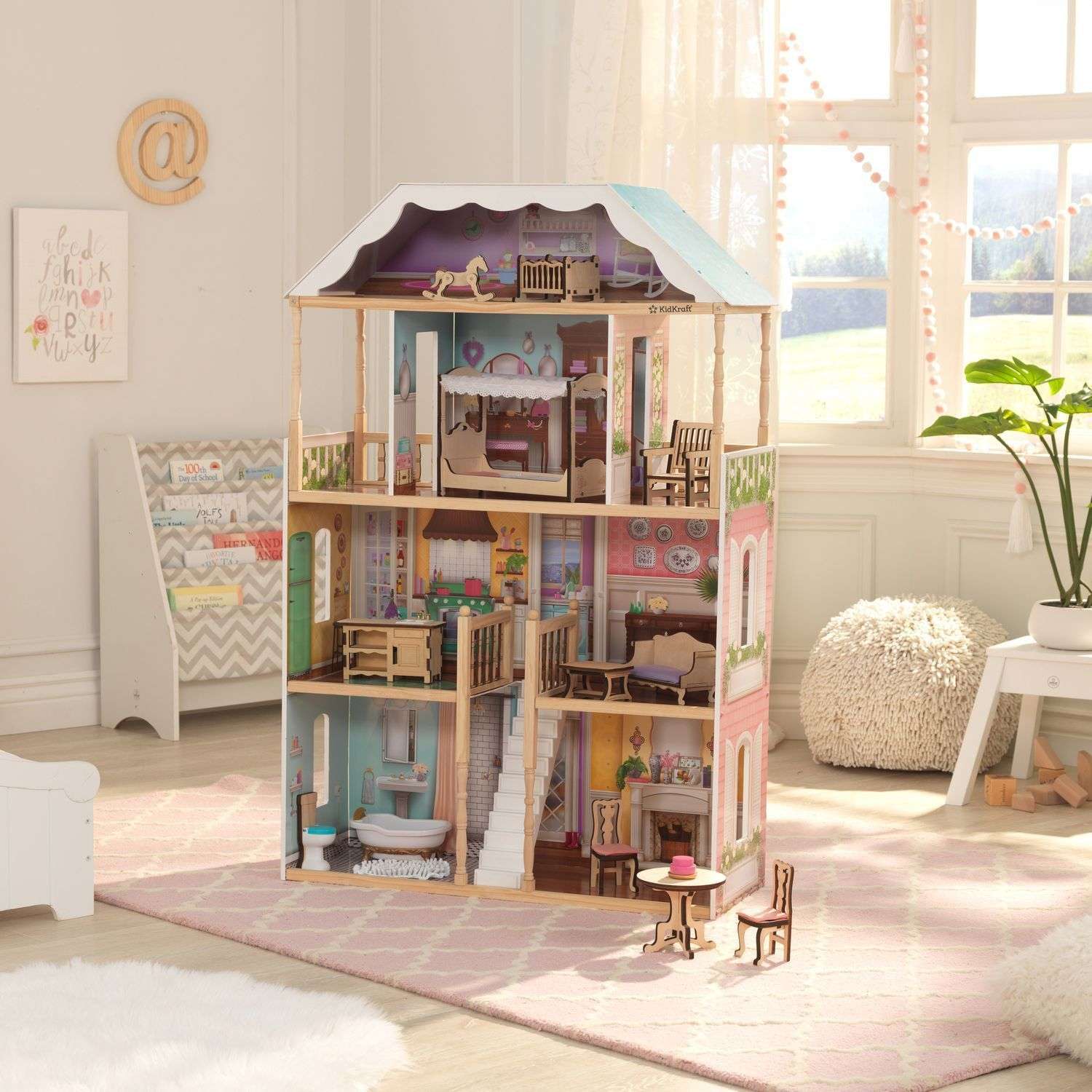 Кукольный домик  KidKraft Шарллота с мебелью 14 предметов 65956_KE 65956_KE - фото 2