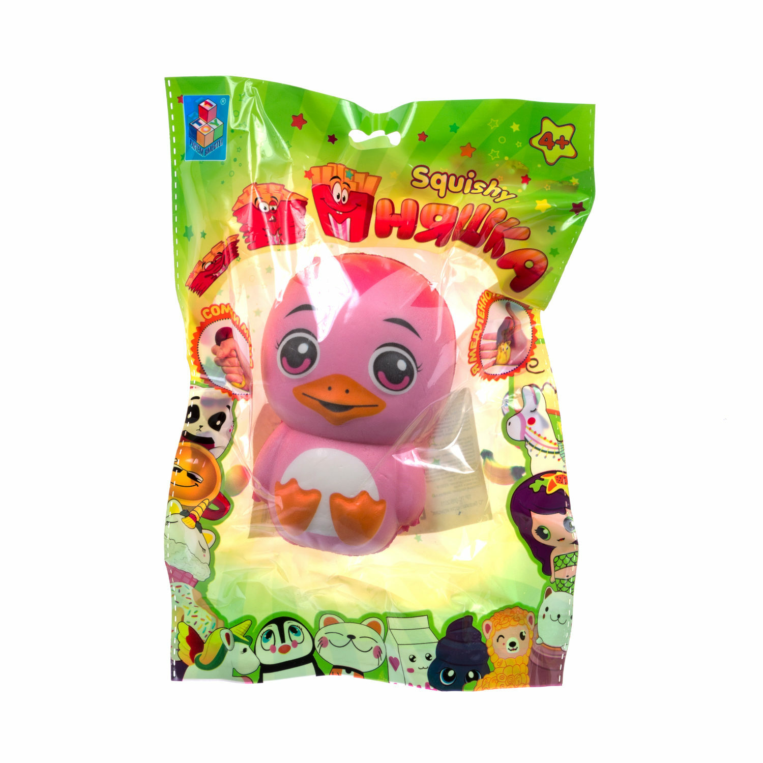 Игрушка антистресс 1TOY Мммняшка squishy Сквиши утёнок - фото 2