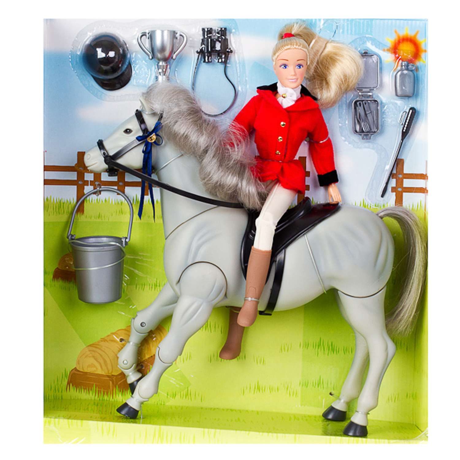 Игровой набор M&C Кари Мишель Амазонка на лошади в ассортименте 21715 - фото 2