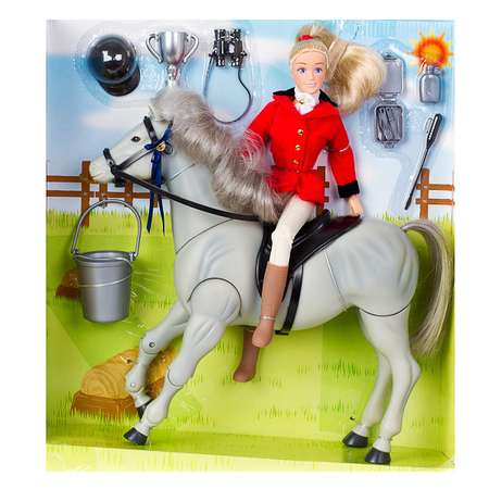 Игровой набор M&C Кари Мишель Амазонка на лошади в ассортименте