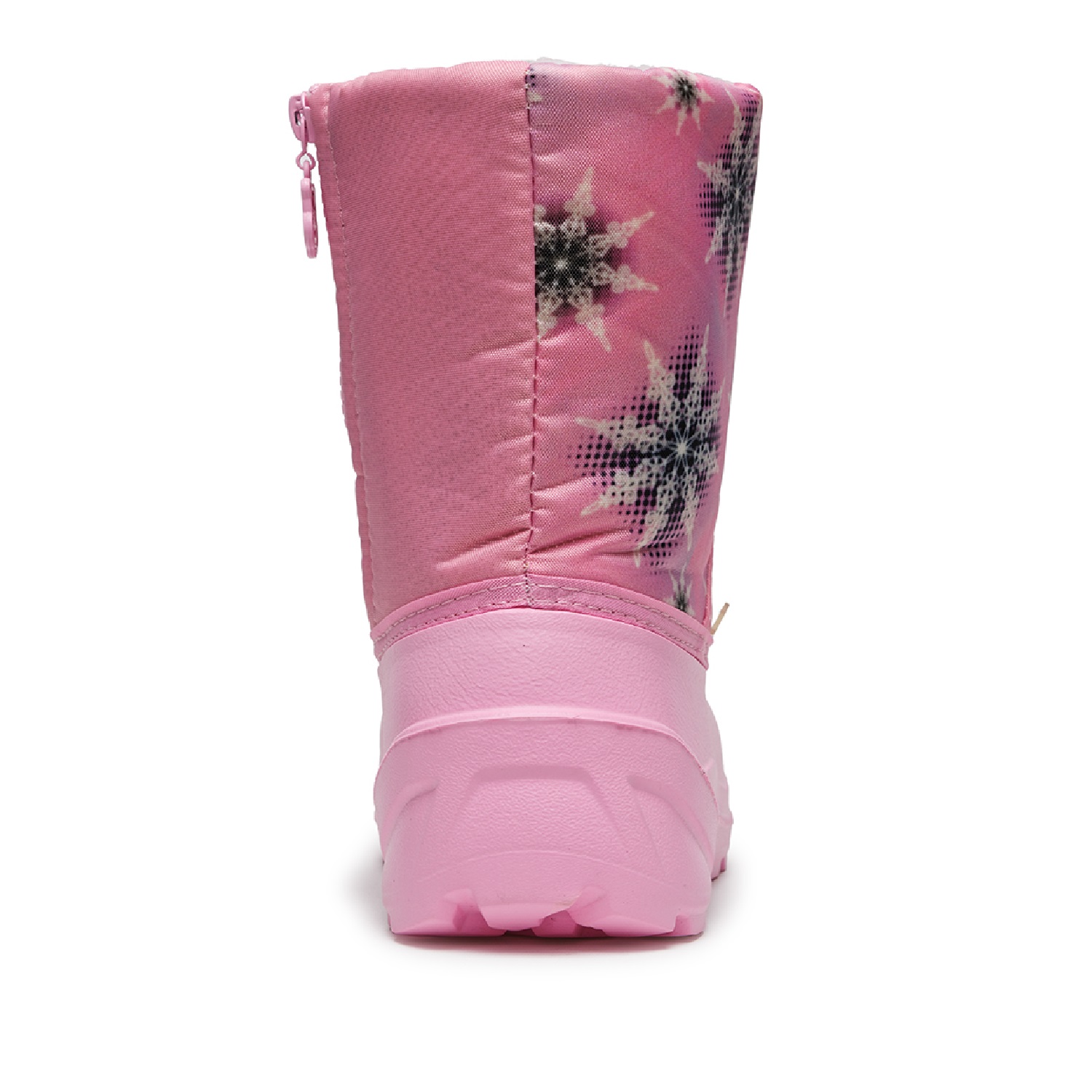 Сапоги Дюна 571/05 снежинки белые / н.розовый - фото 4