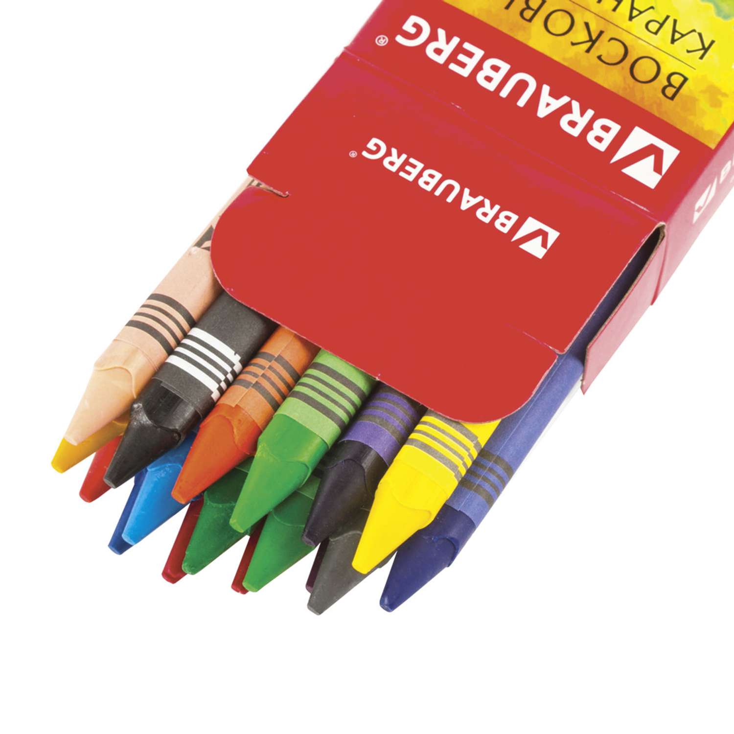 Восковые карандаши Brauberg для рисования - фото 4